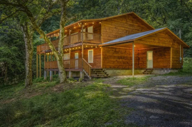 forest spa smoky mountain cabin