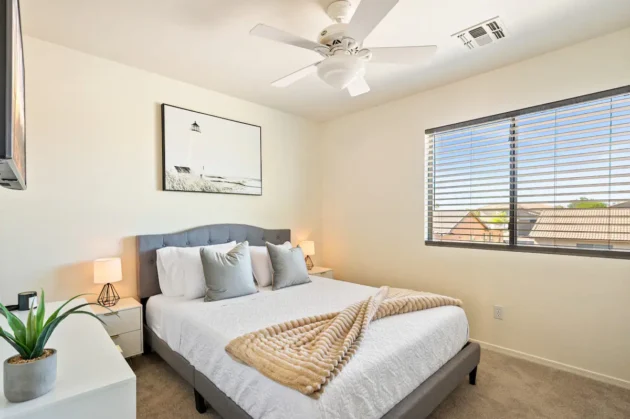 sunlit villa bedroom 2 side