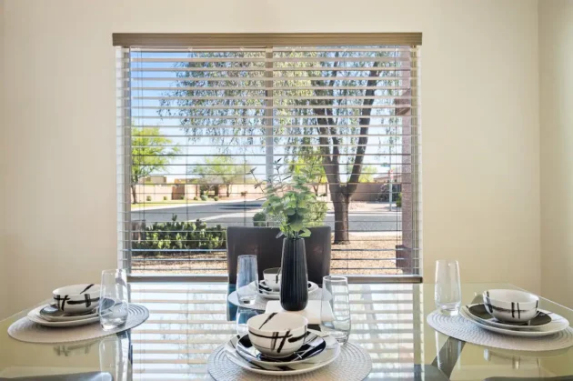 sunlit villa dining room 2 area